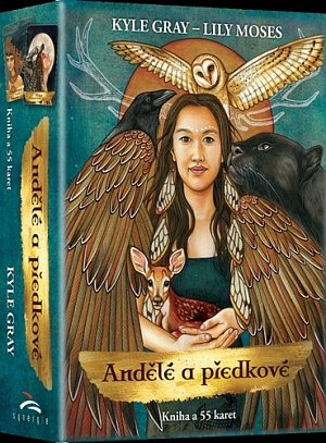 Andělé a předkové - Kniha a 55 karet (matné)