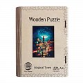 Dřevěné puzzle/Magické město A4