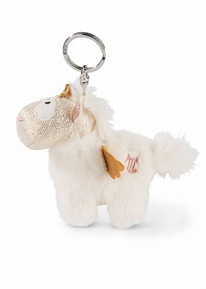 NICI klíčenka plyšová Jednorožec Angelia 10 cm