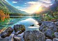Puzzle s třídičem 2v1: Jezero Hintersee, Německo 1000 dílků