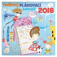 Kalendář 2018 - Rodinný plánovací, 30 x 30 cm
