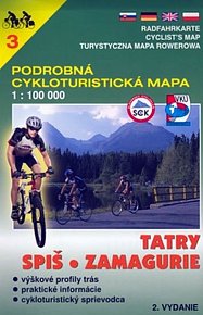 Tatry, Spiš, Zamagurie 3 - cykloturist. mapa