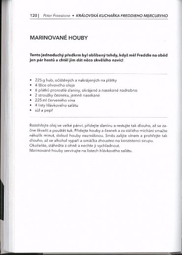 Náhled Královská kuchařka Freddieho Mercuryho - Více než 100 receptů