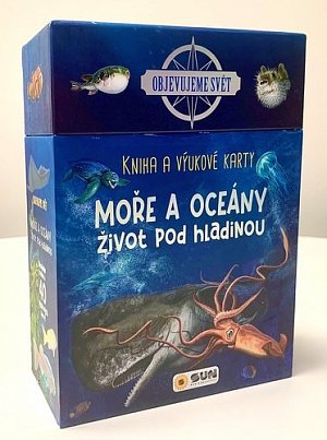 Moře a oceány - Objevujeme svět (Dárkový box - kniha + výukové karty)