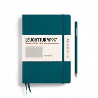 Leuchtturm1917 Zápisník Pacific Green Medium A5 čtverečkovaný