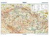 Česko - vlastivědná mapa, 1 : 1 100 000 / obrysová mapa / 46 x 32 cm, 3.  vydání