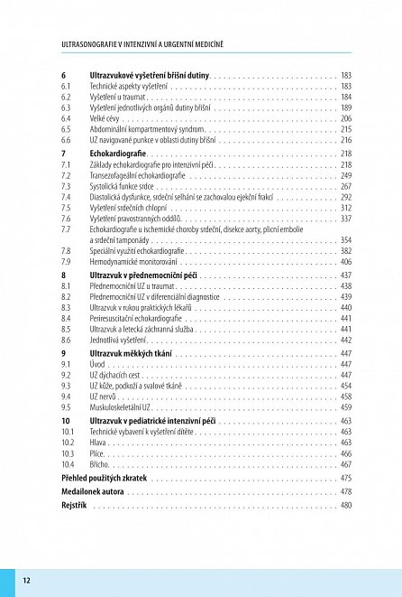 Náhled Ultrasonografie v intenzivní a urgentní medicíně