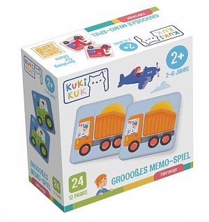 Kukikuk Grooosses Memo-Spiel Fahrzeuge