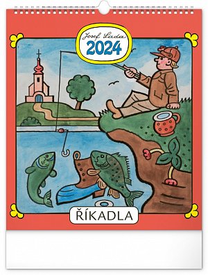 Kalendář 2024 nástěnný: Josef Lada - Říkadla, 30 × 34 cm