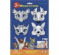 3D Karnevalové masky - sova, jelen, králíček, superhrdina