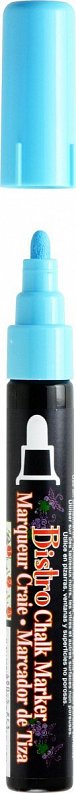 Marvy 480-f3 Křídový popisovač fluo modrý 2-3 mm