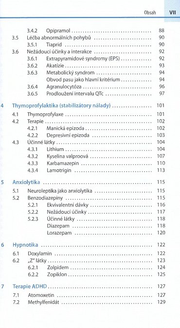 Náhled Psychofarmakoterapie stručně, jasně, přehledně