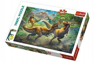 Trefl Puzzle Dinosauří souboj 160 dílků