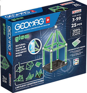 Geomag Glow Recycled 25 dílků