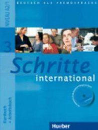 Schritte international 3: Kursbuch + Arbeitsbuch mit Audio-CD
