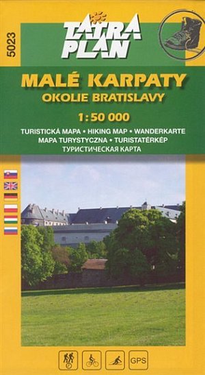 Malé Karpaty, okolie Bratislavy 1:50 000