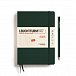 Leuchtturm1917 Weekly Planner & Notebook Medium (A5) 2025 Forest Green - tečkovaný