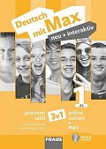 Deutsch mit Max neu + interaktiv 1/A1 - Pracovní sešit 3 v 1 + mp3