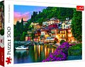 Trefl Puzzle Itálie Jezero Como / 500 dílků