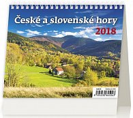 Kalendář stolní 2018 - MiniMax/České a slovenské hory