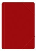 Office Products spisové desky s gumičkou, A4, PP, 500 µm, červené