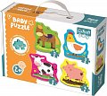 Trefl Puzzle Zvířata na farmě 4v1 (3,4,5,6 dílků) Baby