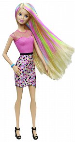 Barbie duhové vlasy