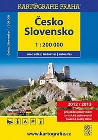Česko/Slovensko autoatlas 1:200 000