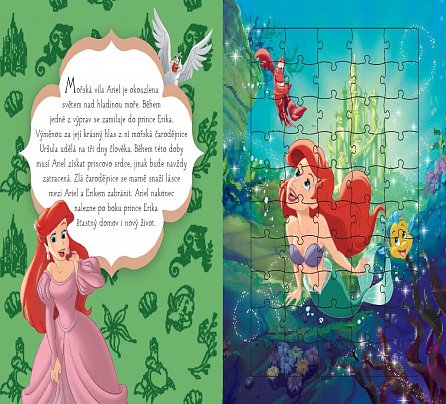 Náhled Princezna - Velká kniha puzzle