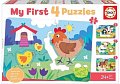 Moje první puzzle Maminky a mláďátka 4v1 (5,6,7,8 dílků)