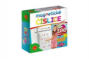 Magnetické číslice na lednici 100 dílků