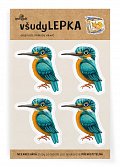 všudyLEPKA vel. 1 -021 - Ledňáček 4x