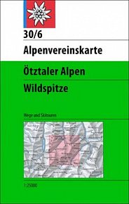 Ötztaler Alpen Wildspitze 1:25 000