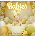 Kalendář 2025 poznámkový: Babies - Věra Zlevorová, 30 × 30 cm