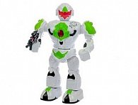 Robot česky mluvící 32 cm chodící na baterie se světlem a zvukem