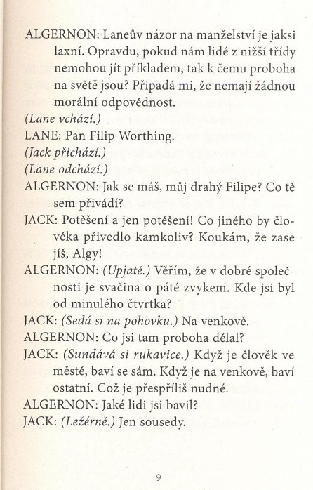 Náhled Jak je důležité míti Filipa, 1.  vydání