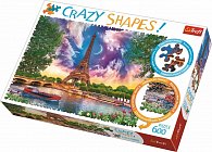 Trefl Puzzle Obloha nad Paříží / 600 dílků Crazy Shapes