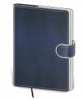 Zápisník Flip B6 modro/bílá tečkovaný