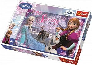 Trefl Puzzle Frozen - Jaro je ve vzduchu / 260 dílků