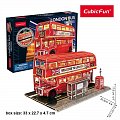 Puzzle 3D Noční edice: Londýnský autobus 161 dílků