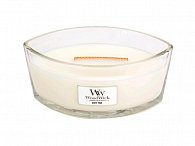 WoodWick White Teak svíčka loď 453,6g