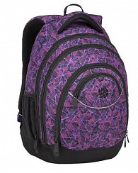 Bagmaster Dívčí studentský batoh ENERGY 9 D VIOLET/BLACK