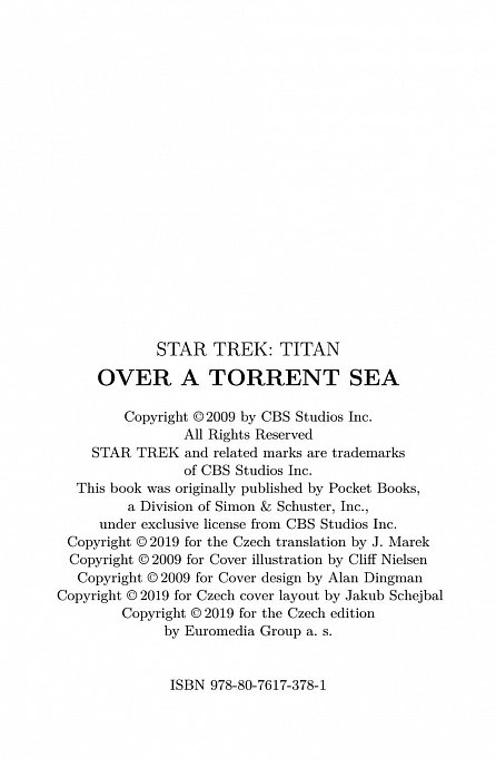 Náhled Star Trek: Titan - Přes dravé moře