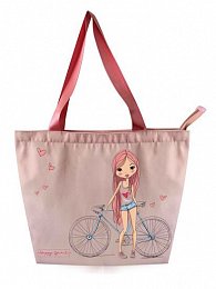 Plátěná taška Dívka - Happy Spirit Design