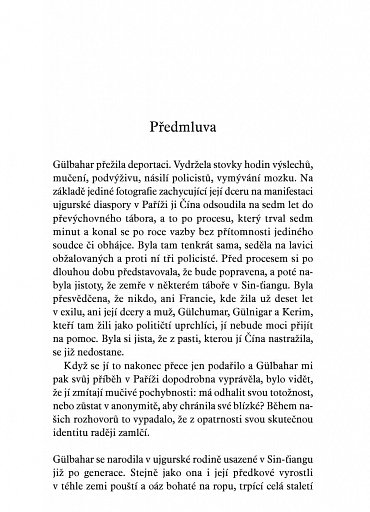 Náhled Přežila jsem čínský gulag - První knižní svědectví ujgurské ženy, která prošla peklem čínského převýchovného tábora