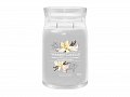 YANKEE CANDLE Smoked Vanilla & Cashmere svíčka 567g / 2 knoty (Signature velký)