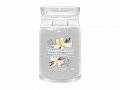 YANKEE CANDLE Smoked Vanilla & Cashmere svíčka 567g / 2 knoty (Signature velký)