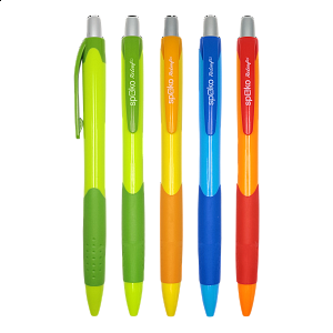 Spoko ReLeaf Fruity kuličkové pero, modrá náplň, mix barev - 12ks