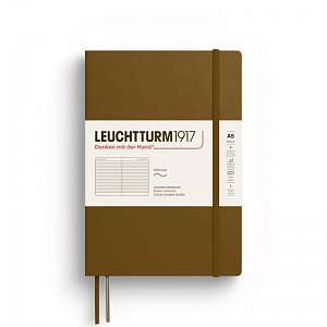 Leuchtturm1917 Zápisník Spice Brown Softcover A5 linkovaný