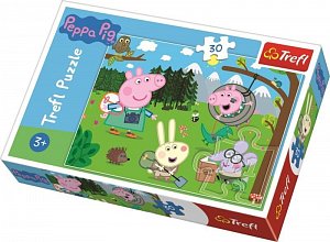 Trefl Puzzle Peppa Pig v přírodě / 30 dílků